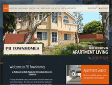 Tablet Screenshot of pacificbeachtownhomes.com